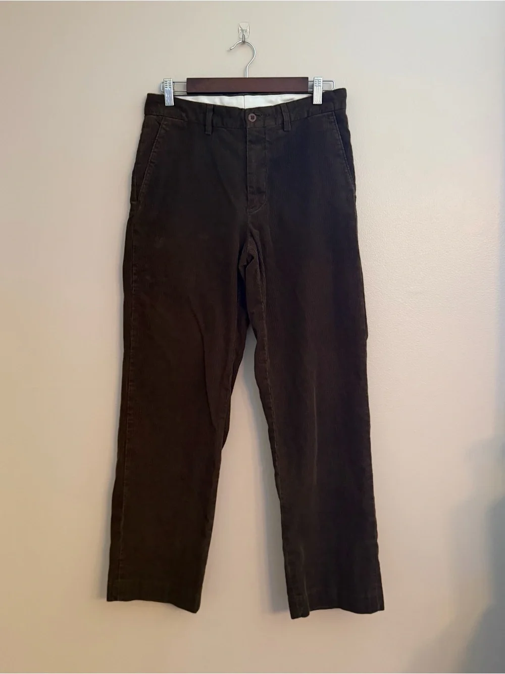 Polo Ralph Lauren Men’s Brown Corduroy Pants 30x30 Classic Straight Leg